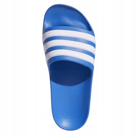Papuci Adidas Adilette Aqua K pentru copii albastru și alb EF1752 1