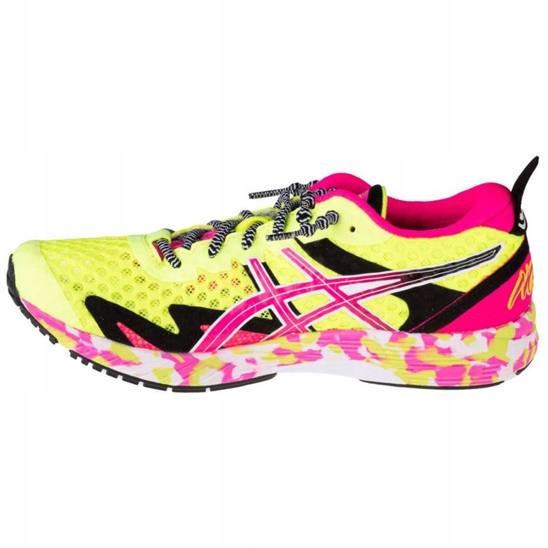 Asics Gel-Noosa Tri 12 W 1012A578-751 negru roz galben 1 Asics Gel-Noosa Tri 12 W 1012A578-751 negru roz galben 1