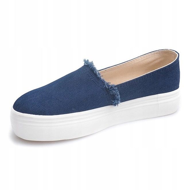 Blugi Slip On 80138 Blue Navy albastru marin 1
