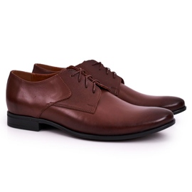 Bednarek Polish Shoes Încălțăminte din piele pentru bărbați Bednarek Brown maro 2