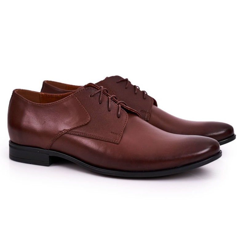 Bednarek Polish Shoes Încălțăminte din piele pentru bărbați Bednarek Brown maro 2