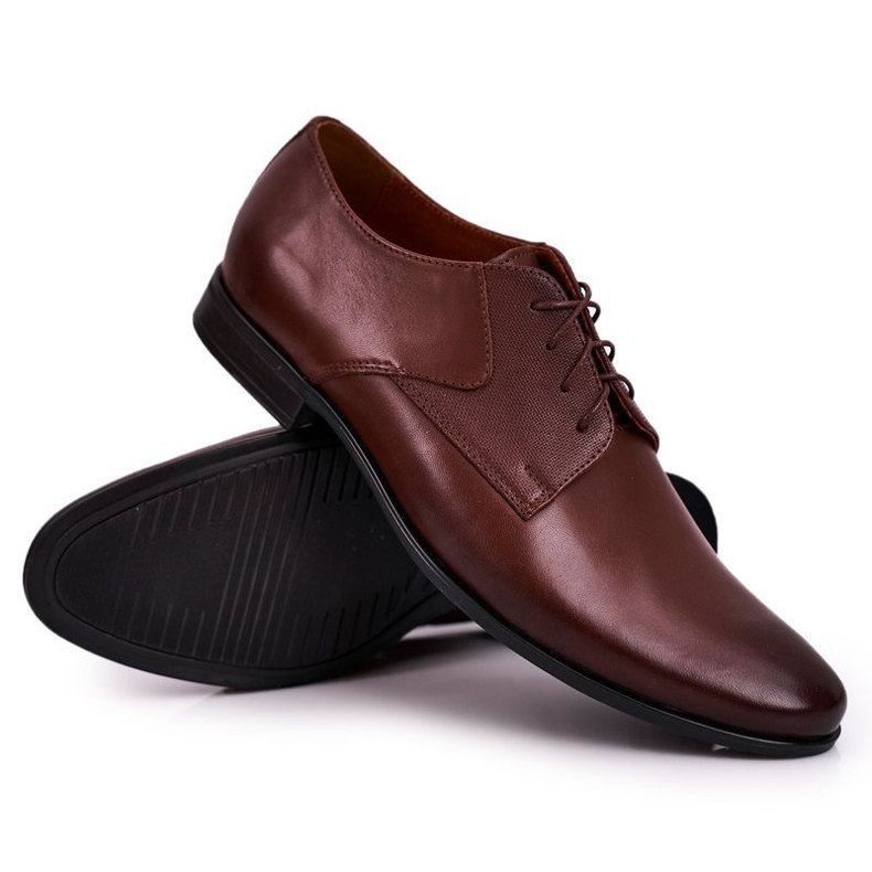 Bednarek Polish Shoes Încălțăminte din piele pentru bărbați Bednarek Brown maro 1