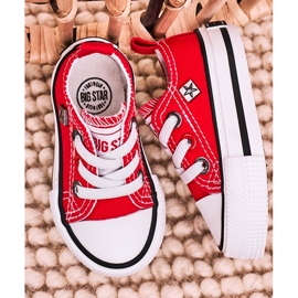 Adidași mici clasici pentru copii Big Star HH374196 Roșu roşu 1