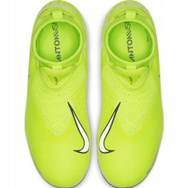 Pantofi de fotbal Nike Phantom Vsn Academy Df FG / MG Junior AO3287 717 galben galben 1