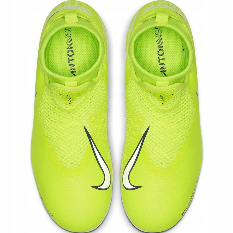 Pantofi de fotbal Nike Phantom Vsn Academy Df FG / MG Junior AO3287 717 galben galben 1