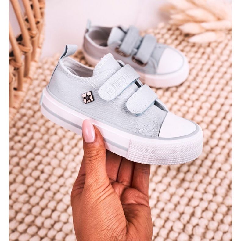 Adidași mici pentru copii cu velcro Big Star HH374100 Albastru 1