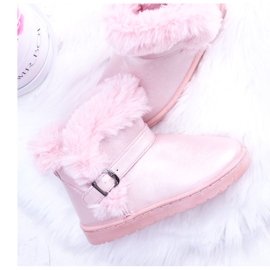 BUGO Cizme de zăpadă pentru copii calde, cu blana roz JellyBeans 1 BUGO Cizme de zăpadă pentru copii calde, cu blana roz JellyBeans 1