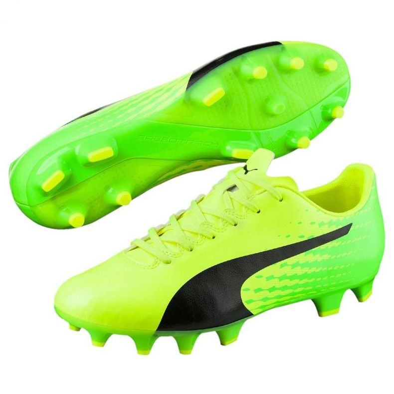 Ghete de fotbal Puma Evo Speed ​​17.4 Fg M 104017 01 verde 3