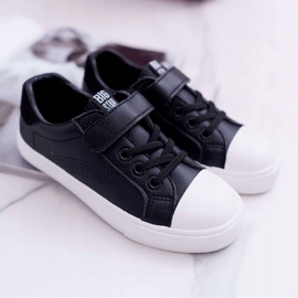 Adidași pentru copii cu velcro Big Star DD374108 negru ['negru'] 2