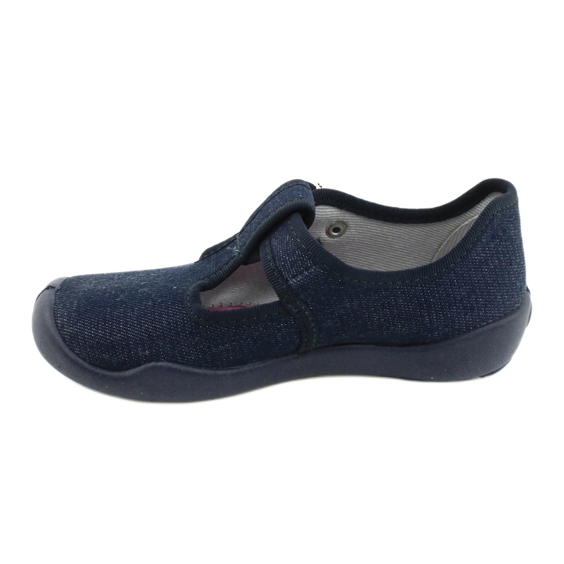 Pantofi pentru copii Befado blanka bleumarin 115X005 albastru marin argint 3