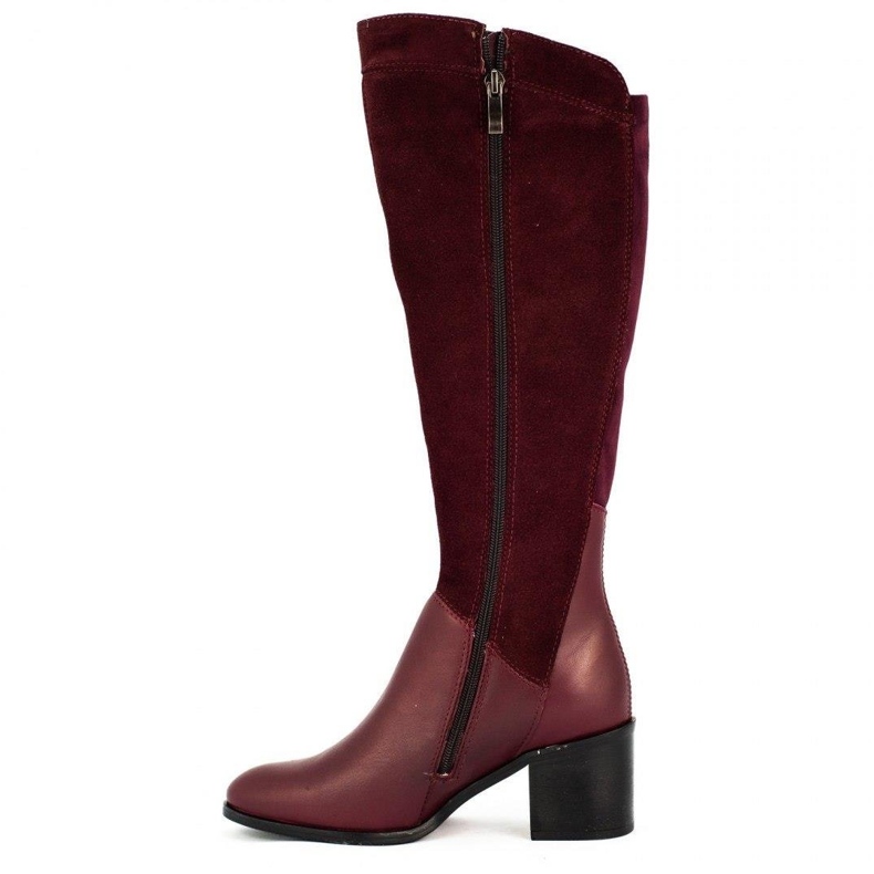 Dolce Pietro Cizme de iarnă pentru femei 2051 burgundy roșu multicolor 1 Dolce Pietro Cizme de iarnă pentru femei 2051 burgundy roșu multicolor 1