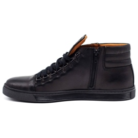 KENT Pantofi casual bărbați 304V negri negru 1