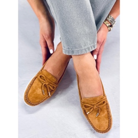 BM Mocasini de damă Camel RQ-2 Camel maro 1