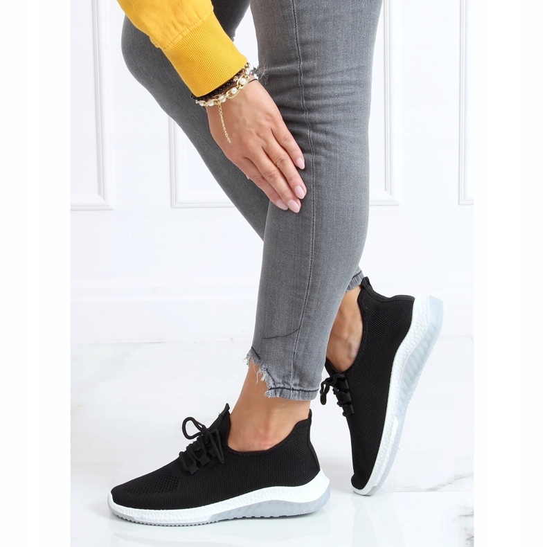 Negru 2019-3 Pantofi sport negri 1