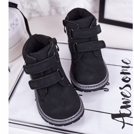 Apawwa Velcro negru pentru copii 2