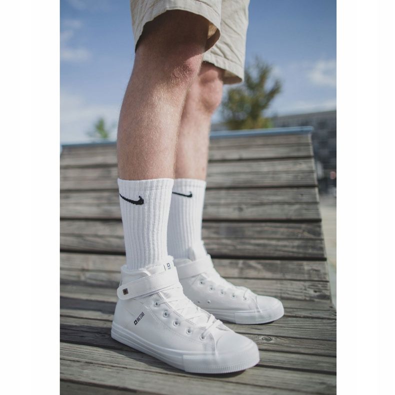 Adidași pentru bărbați Big Star White Y174024 alb 2