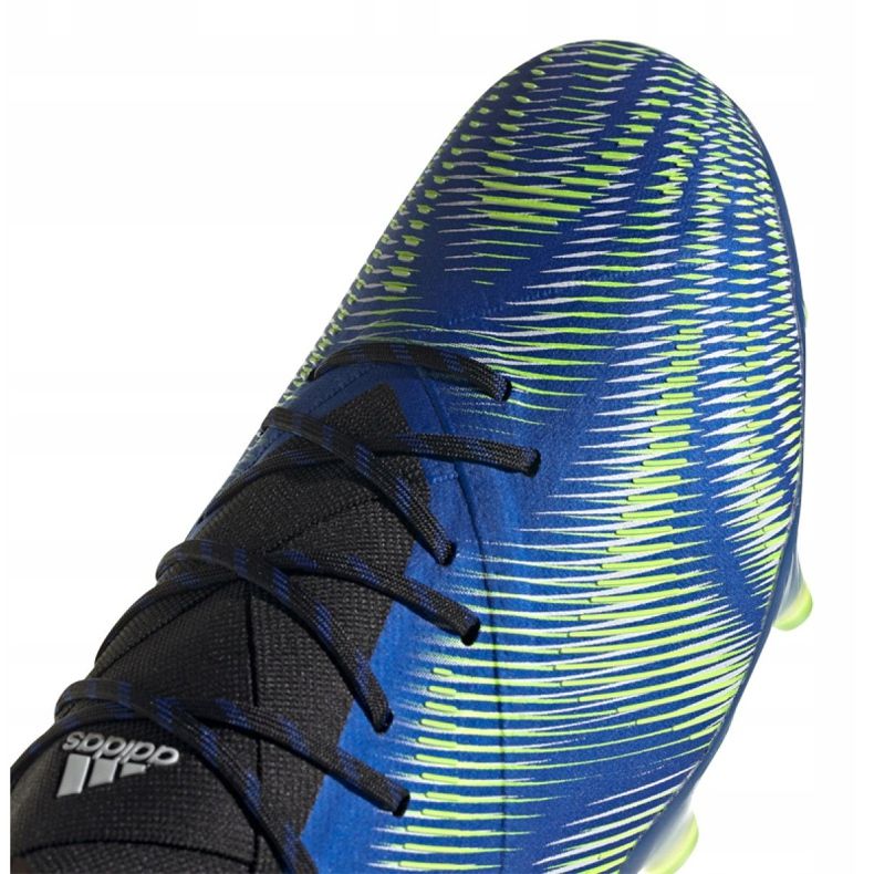 Ghete de fotbal Adidas Nemeziz.1 Fg M FW7423 multicolor albastru 1