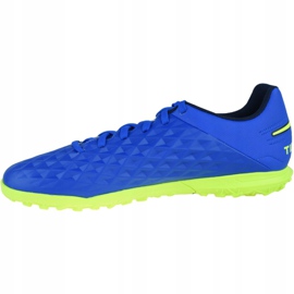 Ghete de fotbal Nike Tiempo Legend 8 Club Tf M AT6109-474 albastru 1