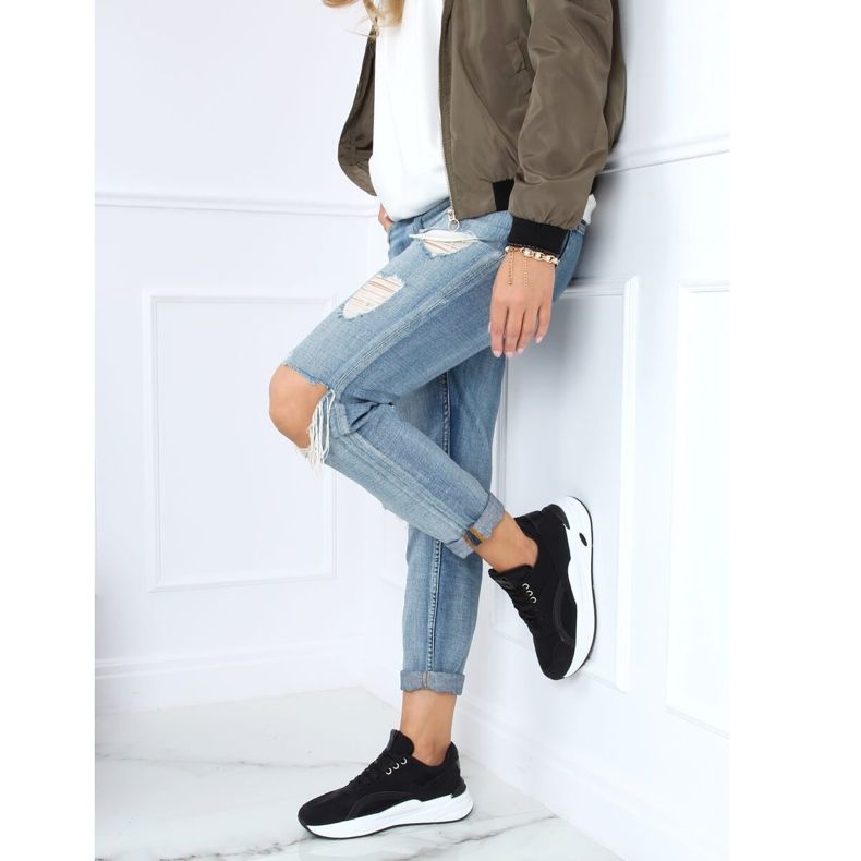 Negru BL213P Pantofi sport negri 2