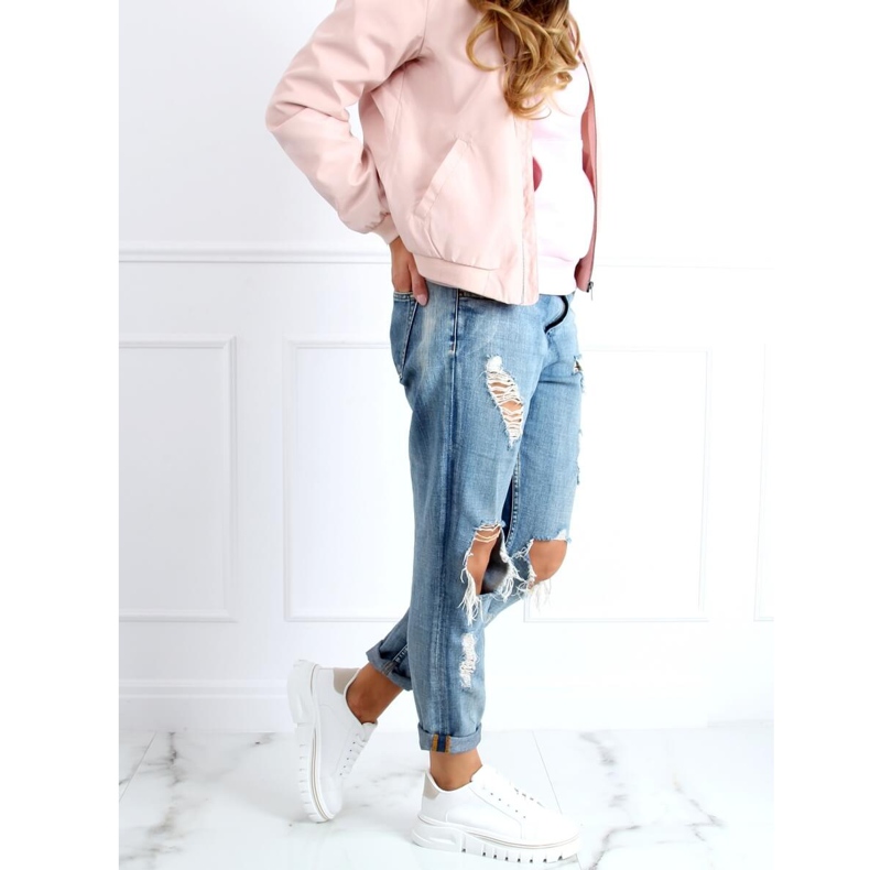 Alb NB382P Adidași cu talpă înaltă bej 2