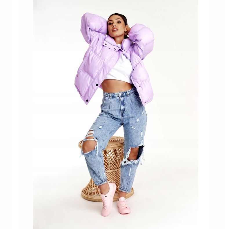 Adidași pentru femei Big Star Pink AA274028SS19 roz 1