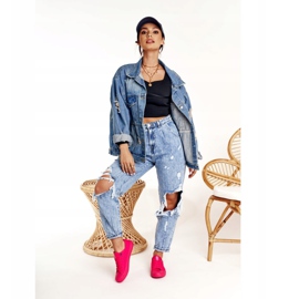 Adidași pentru femei Big Star Fuchsia AA274013 roz 3