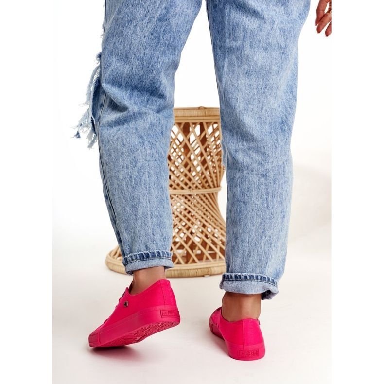Adidași pentru femei Big Star Fuchsia AA274013 roz 1