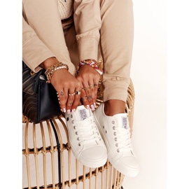 Adidași pentru femei Big Star White V274869 alb 2