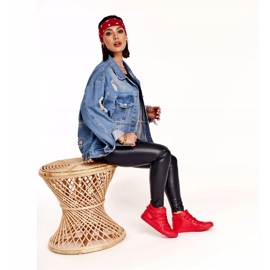 Adidași pentru femei Big Star Red V274529 roșu 1