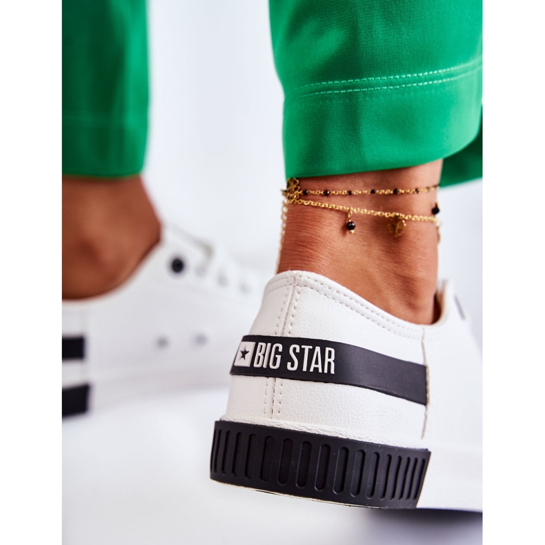 Adidași pentru femei Big Star White FF274175 alb 1