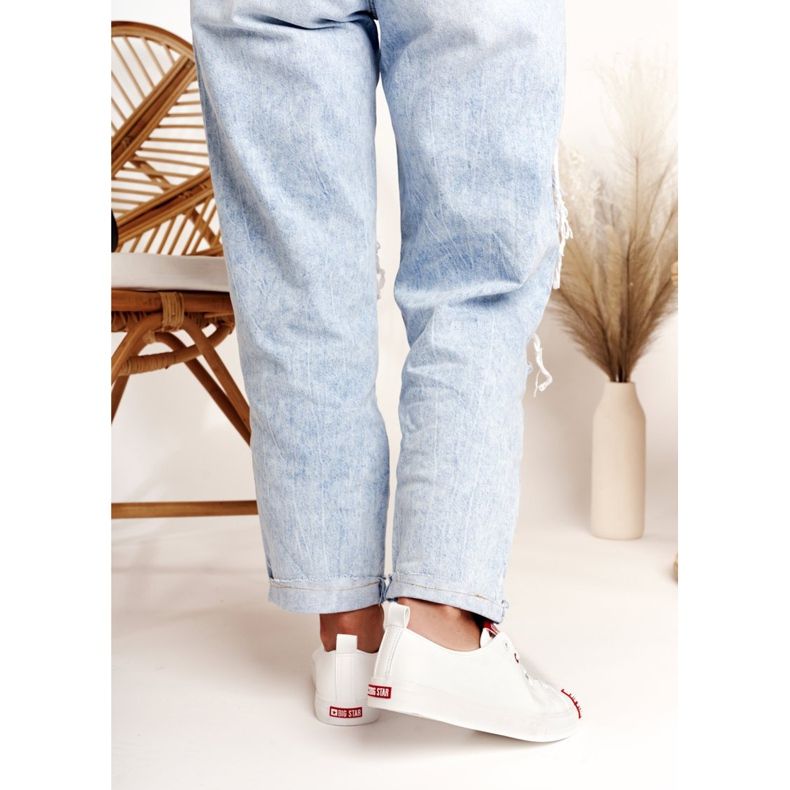 Adidași pentru femei Big Star White EE274302 alb 1