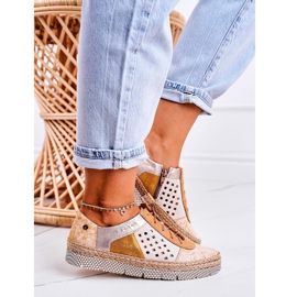 Încălțăminte din piele pentru femei Maciejka Yellow 03339-44 multicolor 1 Încălțăminte din piele pentru femei Maciejka Yellow 03339-44 multicolor 1