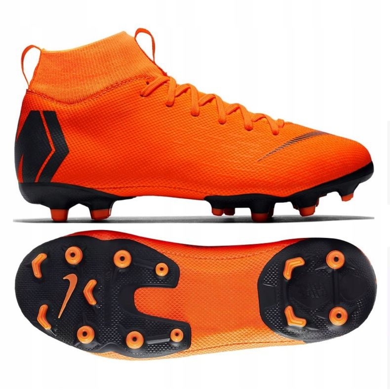 Pantofi de fotbal Nike Mercurial Superfly 6 Academy Gs Mg Jr AH7337-810 portocale 2