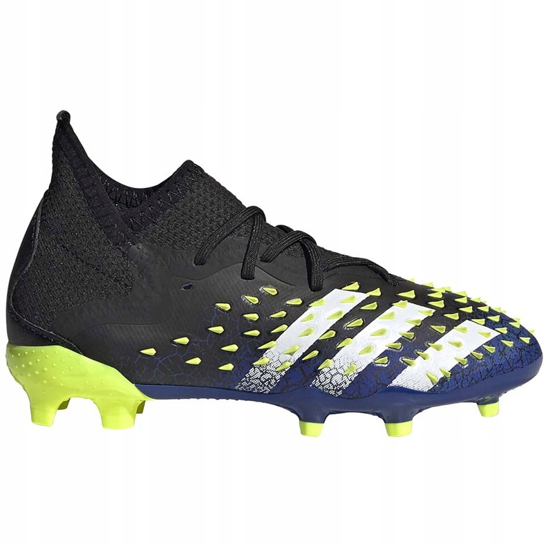 Ghete de fotbal adidas Predator Freak.1 Fg Junior negru-bleumarin-verde FY0744 1
