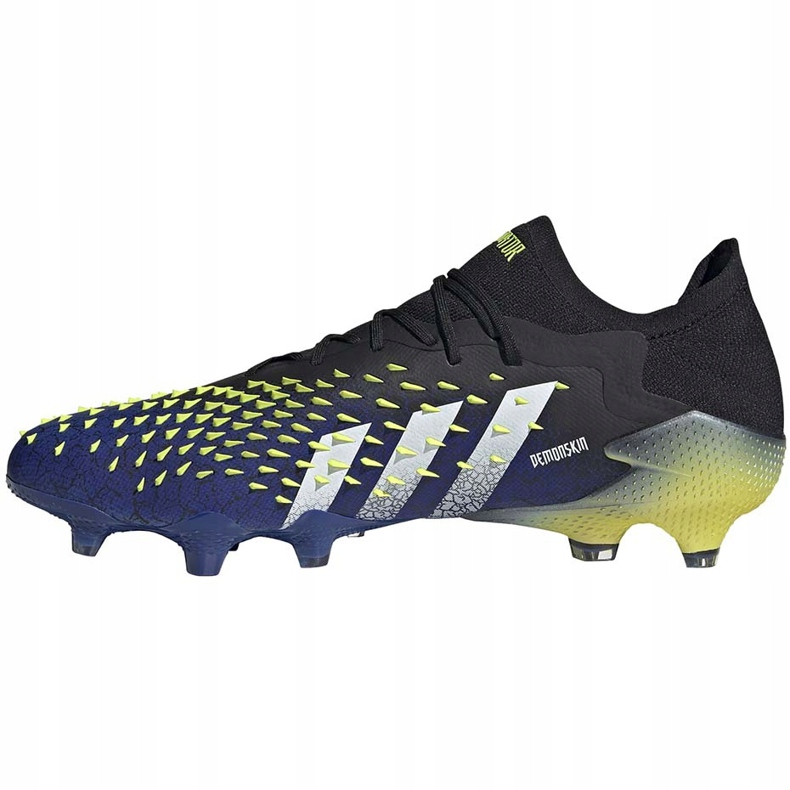 Ghete de fotbal adidas Predator Freak.1 L Fg negru-albastru-verde FY0745 2