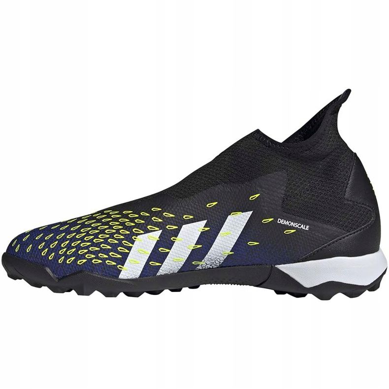 Ghete de fotbal adidas Predator Freak.3 Ll Tf negru și bleumarin FY0619 1