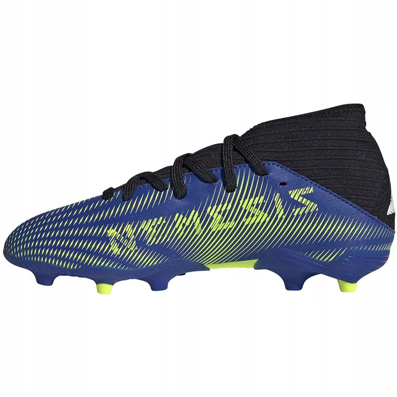 Cizme de fotbal Adidas Nemeziz.3 Fg Junior albastru-verde FY0817 1