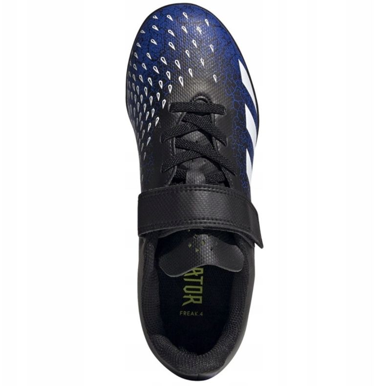 Ghete de fotbal Adidas Predator Freak.4 H&amp;L Tf Jr FY0628 alb, bleumarin, negru albastru 1