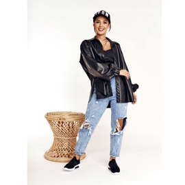 Pantofi sport pentru femei Slip-on Memory Foam System Big Star FF274890 Negru 2