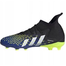 Ghete de fotbal Adidas Predator Freak.3 Fg Jr FY0613 alb, negru, regal negru 1