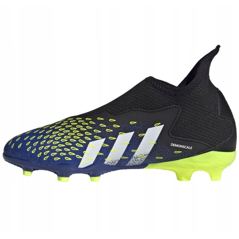 Ghete de fotbal Adidas Predator Freak.3 Ll Fg Jr FY0618 alb, negru, regal negru 1