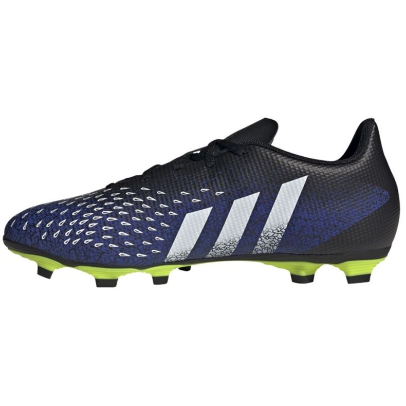 Ghete de fotbal Adidas Predator Freak.4 FxG M FY0625 alb, negru, regal negru 1