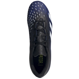 Ghete de fotbal Adidas Predator Freak.4 FxG M FY0625 alb, negru, regal negru 2