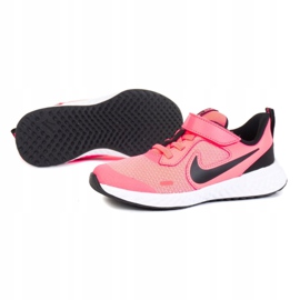 Pantofi Nike Revolution 5 Psv Jr BQ5672-602 alb roz 1