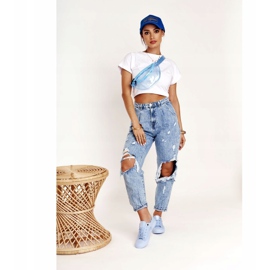 Adidași clasici pentru femei Big Star AA274029 Albastru deschis 1