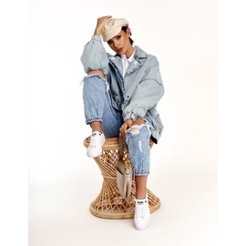 Adidași pentru femei Big Star FF274245 Alb 2