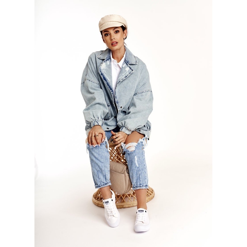 Adidași pentru femei Big Star FF274245 Alb 1