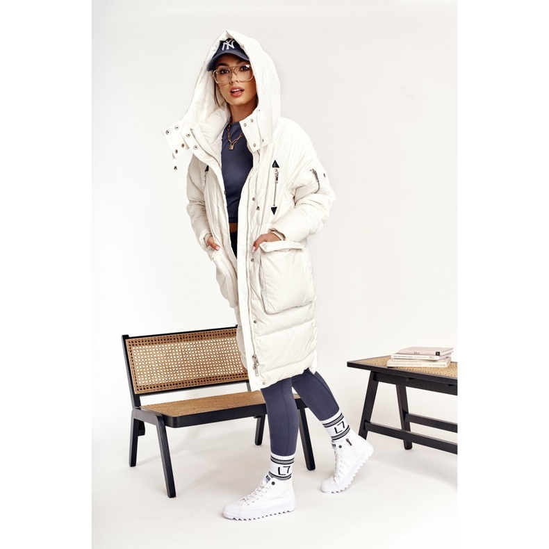 Adidași înalte pentru femei Big Star FF274241 Alb 1