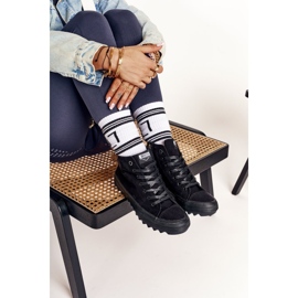 Adidași înalte pentru femei Big Star FF274244 Negru 1