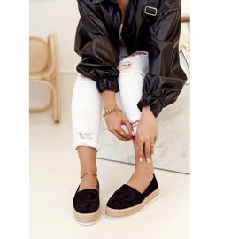 PS1 Espadrile pentru femei pe platformă de paie Febi negru 1 PS1 Espadrile pentru femei pe platformă de paie Febi negru 1